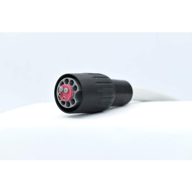 Luzzani Minimate 3F Spritze abgewinkelt, Wassertaste links, für Sirona Länge 1300 mm