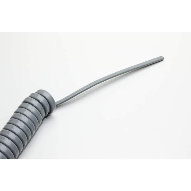 DCI 3F-Spritzen 2-Loch Spiralschlauch grau 1800mm