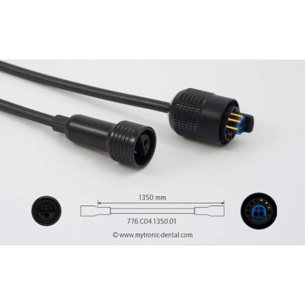 ZEG- Schlauch Satelec Typ 1,  1350 mm, schwarz MK